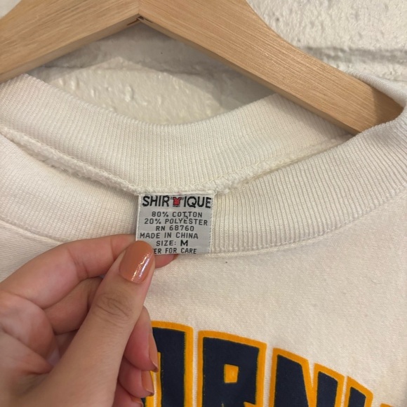 Vintage shirtique cal Berkeley white pullover sweater - Picture 2 of 3